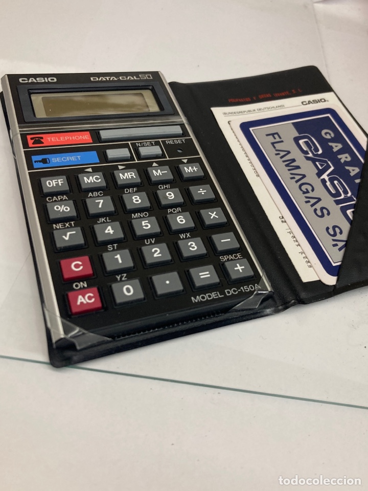 Coleccionismo: Calculadora Casio Data DC-150 A vintages - Foto 1