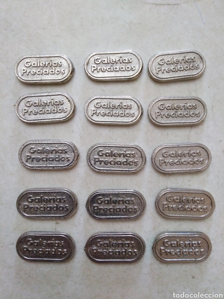 Collecting: Lote de 15 piezas raras ( 1 cm X 2 cm ) de GALER&Iacute;AS PRECIADOS