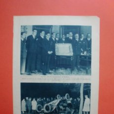 Coleccionismo: MADRID MINISTERIO DE MARINA Y ACCIDENTE DE AUTOMOVIL TAXI - PAPEL DE FUMAR NIKOLA - 30/4/1927. Lote 304642978