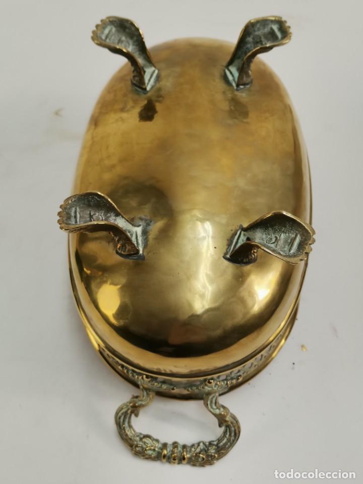 Coleccionismo: CENTRO DE BRONCE. MEDIADOS S.XX. - Foto 4