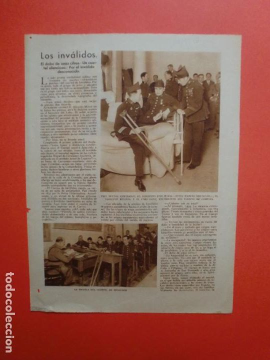 Coleccionismo: CUARTEL DE LOS INVALIDOS DE LA CALLE DE LA CRUZADA - 24/5/1930
