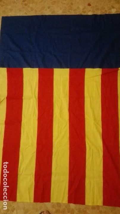 Coleccionismo: SENYERA DE VAL&Egrave;NCIA, BANDERA DE 95 CM. X 142 CM. A&Ntilde;OS 90.