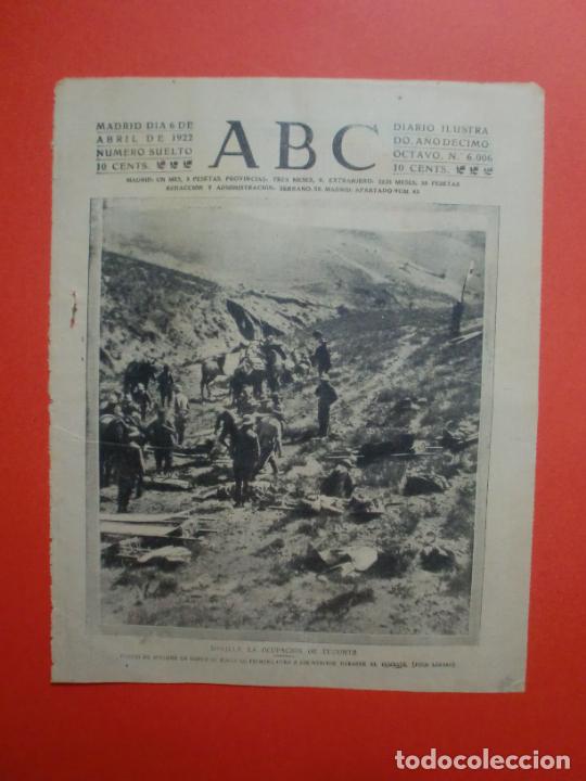 Colecionismo: MELILLA LA OCUPACI&Oacute;N DE TUGUNTZ PUESTO DE SOCORRO FOTO LAZARO - KOLYNOS - 6/4/1922