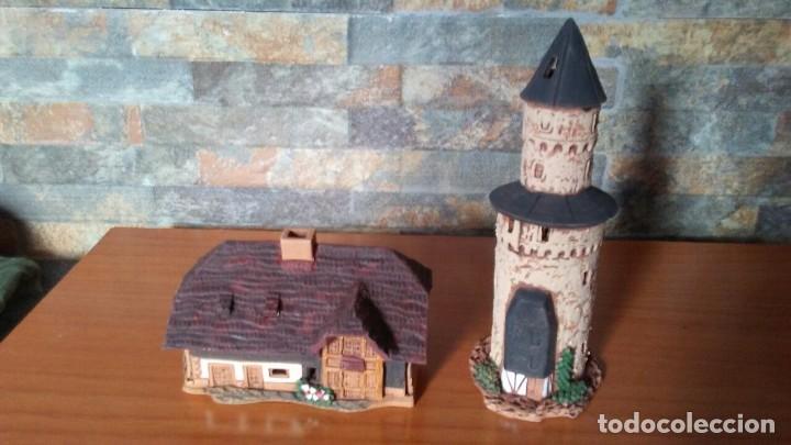 Coleccionismo: 7 CASITAS DE ARCILLA ESMALTADAS MIDEN&Eacute; - Foto 18