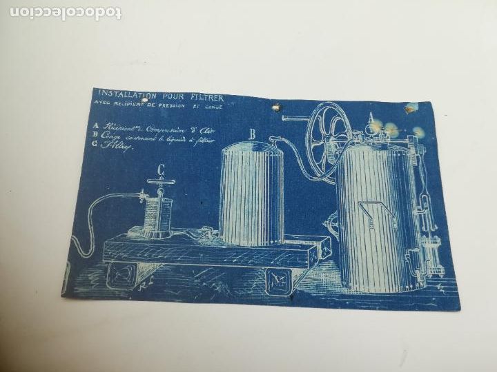 Collezionismo: PUBLICIDAD. INSTALACI&Oacute;N PARA FILTRAR CON CONTENEDOR A PRESI&Oacute;N Y VAC&Iacute;O. VER IMAGEN. 15.5 X 9.5 CM