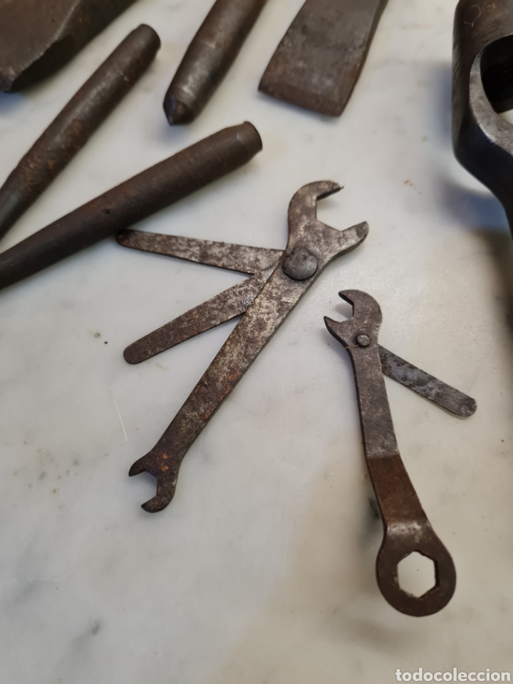Coleccionismo: Herramientas antiguas para trabajar la piel - Foto 4