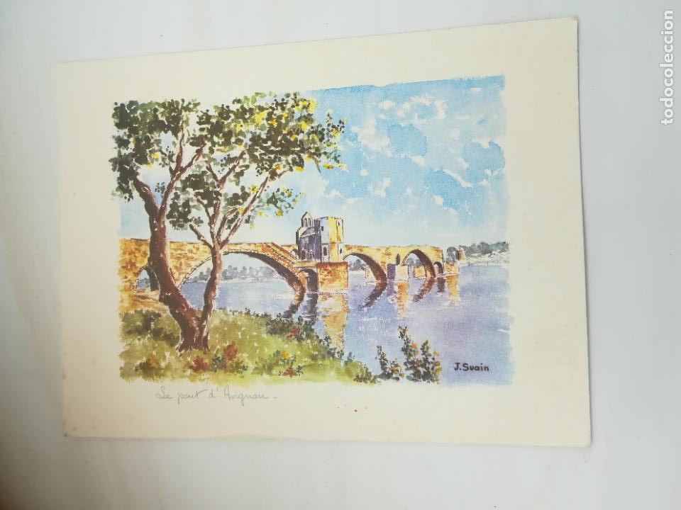 Collezionismo: LAMINA. IMAGEN DE AVIGNON (VAUCLUSE). LE POT ST-BENEZET (XII S.). 507. COLLECTION COLORIMA. 20 X 15
