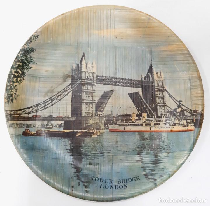 Coleccionismo: Placa del puente de la torre Royal Worcester