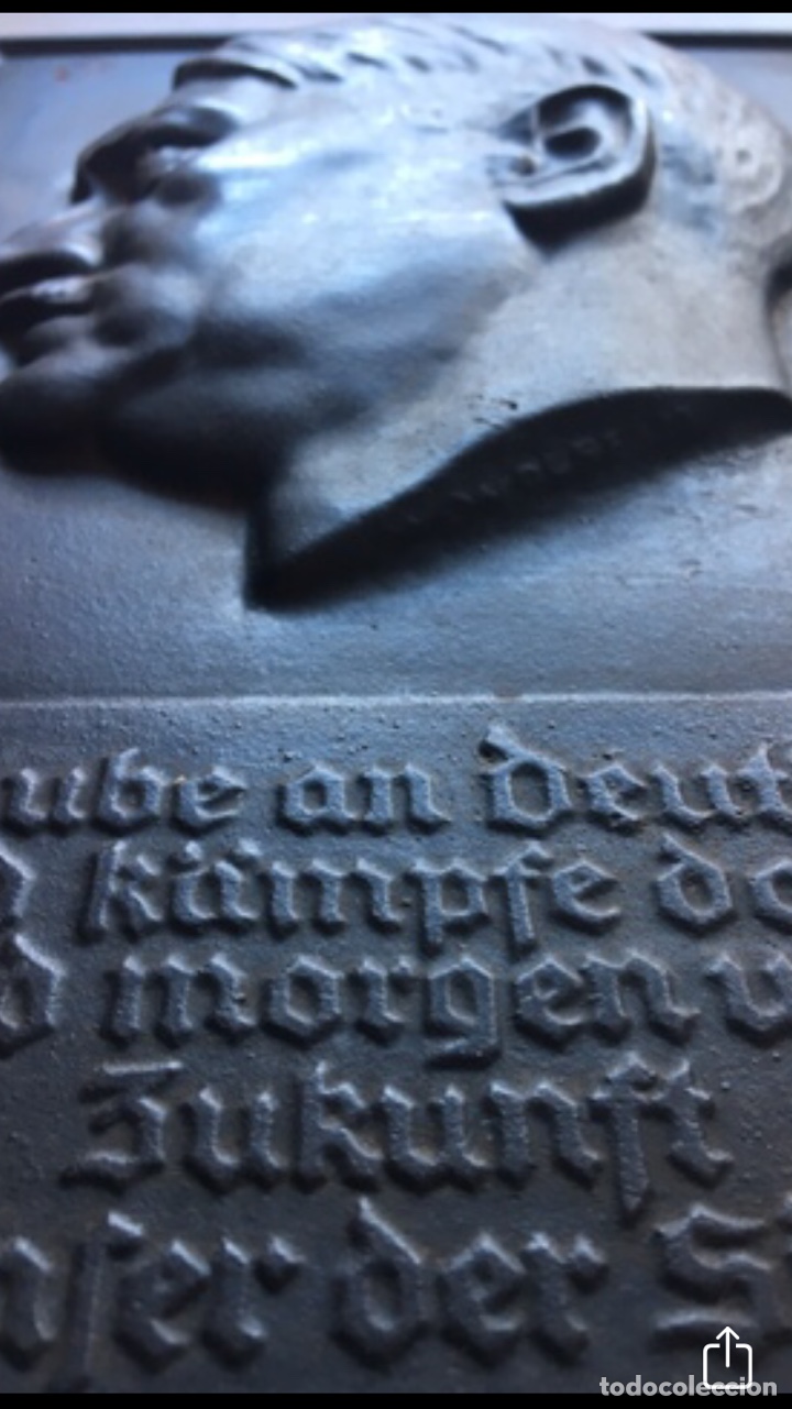 Coleccionismo: PLACA DE HONOR DEL FUHRER. HITLER. III REICH - Foto 3