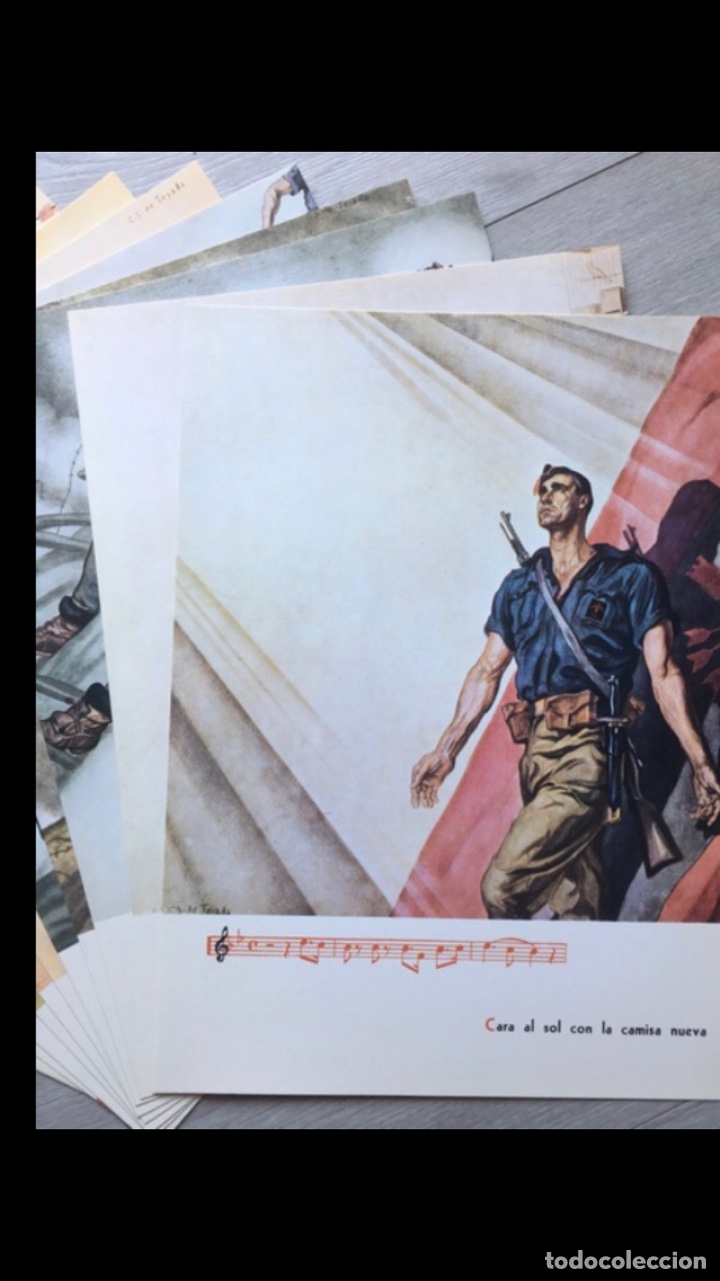 Coleccionismo: HIMNO CARA AL SOL EDICI&Oacute;N ILUSTRADA - Foto 5