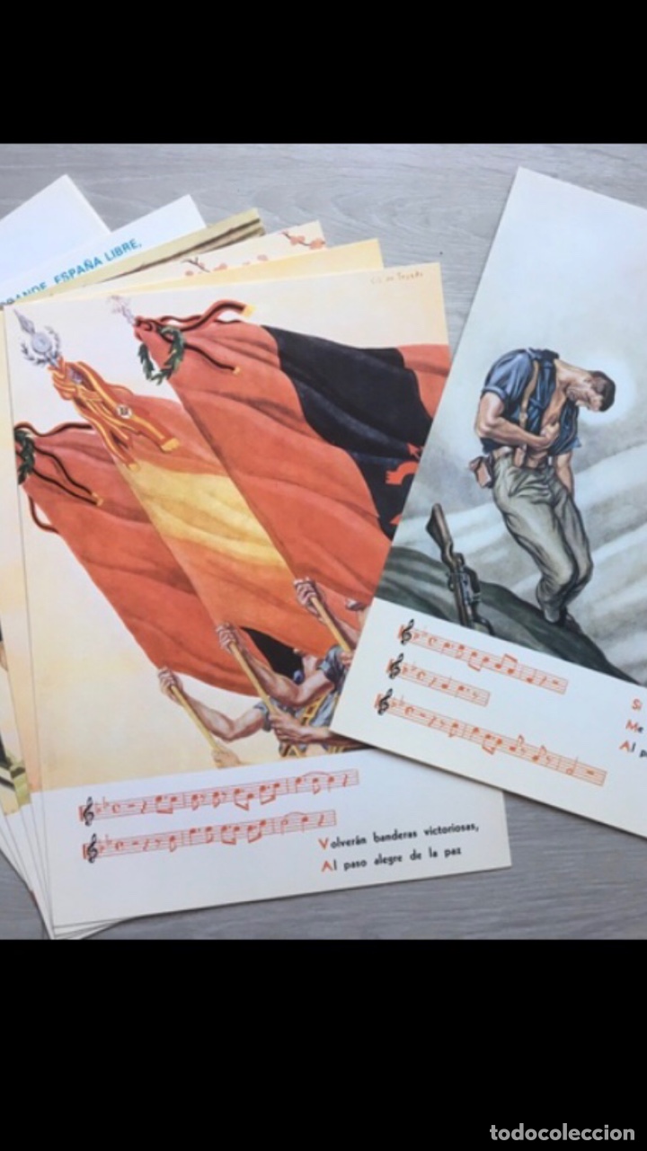 Coleccionismo: HIMNO CARA AL SOL EDICI&Oacute;N ILUSTRADA - Foto 8