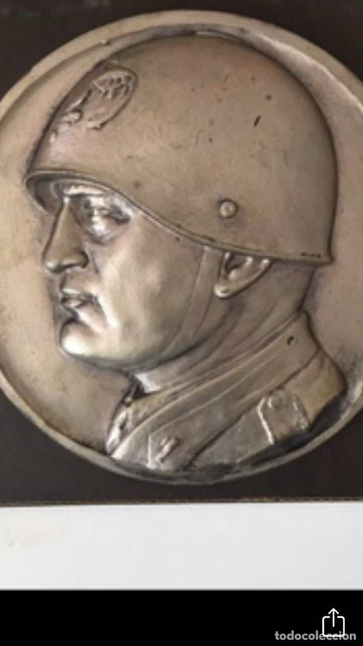Coleccionismo: PERFIL BENITO MUSSOLINI. DUCE. FSACISMO - Foto 3