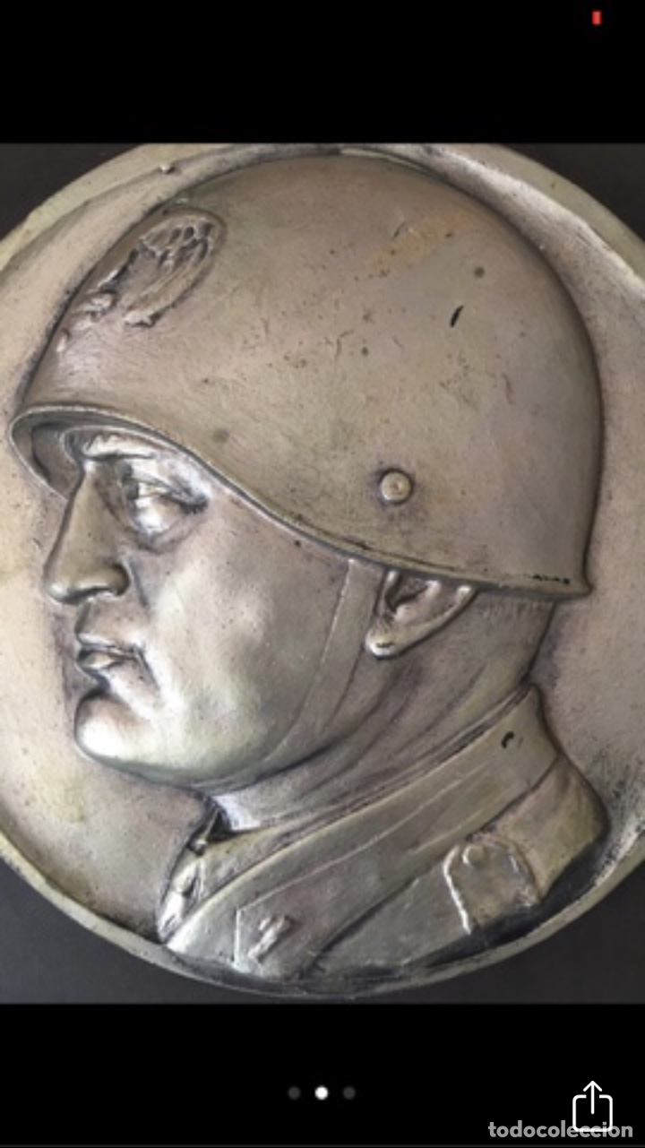 Coleccionismo: PERFIL BENITO MUSSOLINI. DUCE. FSACISMO - Foto 1