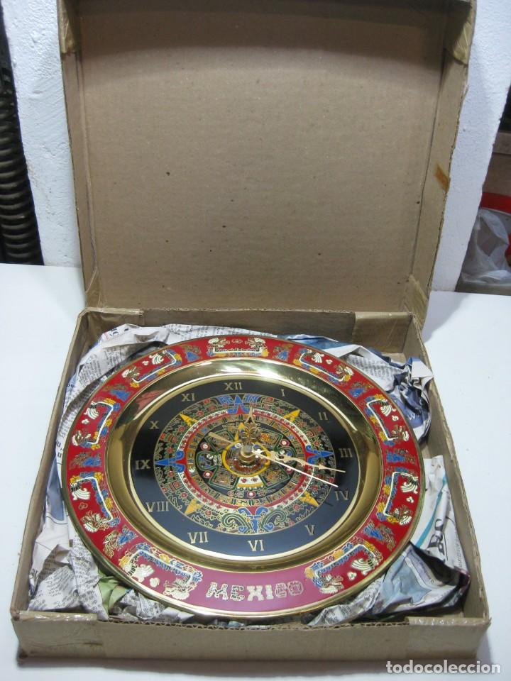 Coleccionismo: Reloj de pared. Recuerdo de Mexico. - Foto 9
