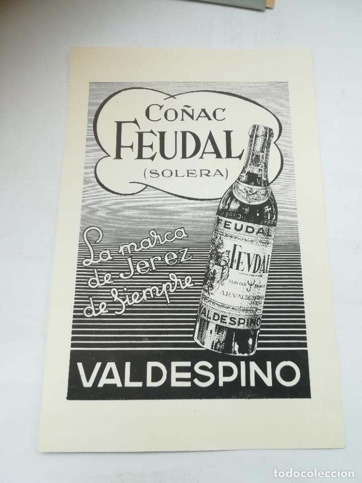 Collezionismo: PUBLICIDAD. CO&Ntilde;AC FEUDAL (SOLERA). VALDESPINO. 12 X 19CM