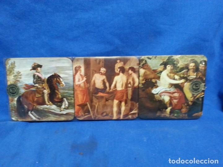 Coleccionismo: POSAVASOS FANTAS&Iacute;A CON IM&Aacute;GENES DE CUADROS DE VEL&Aacute;ZQUEZ MARCA HEMA