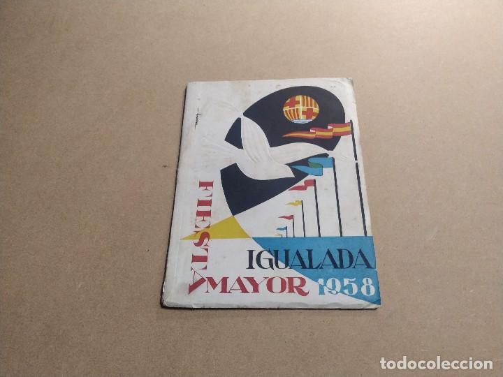 Collecting paper: ANOIA - IGUALADA FIESTA MAYOR 1958