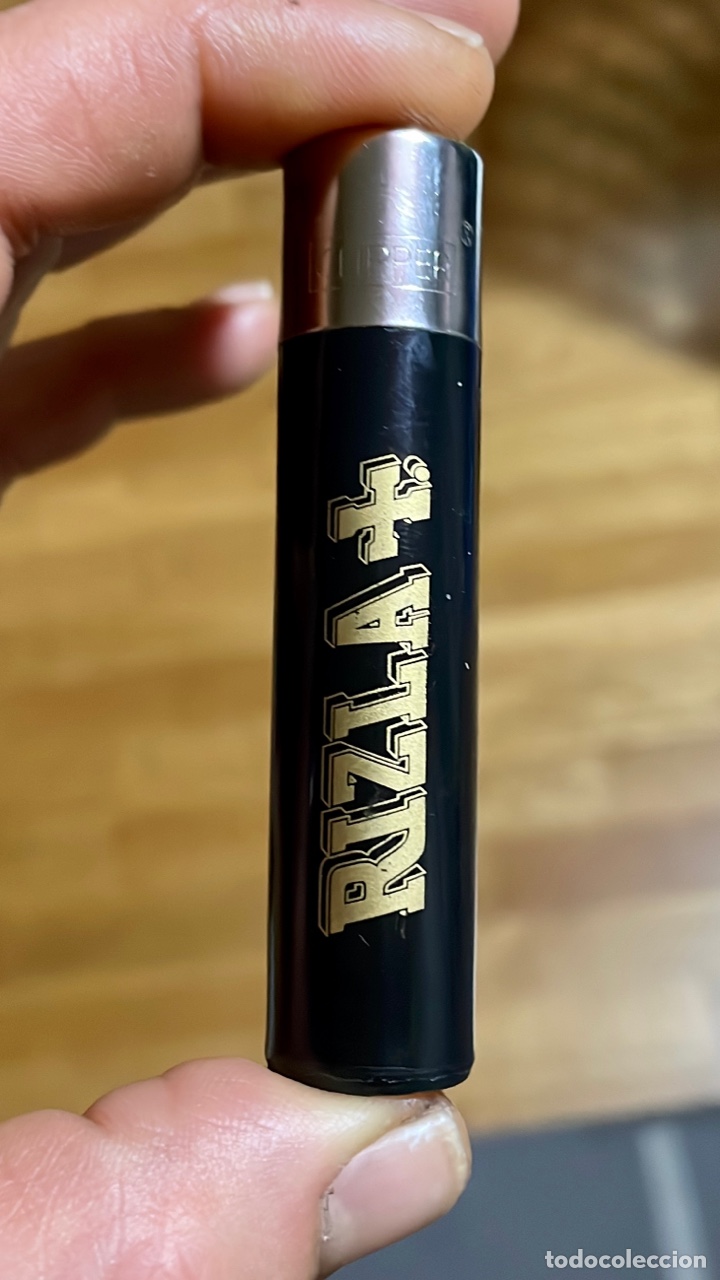Coleccionismo: BRUTAL Mechero Clipper rizla PERFECTO