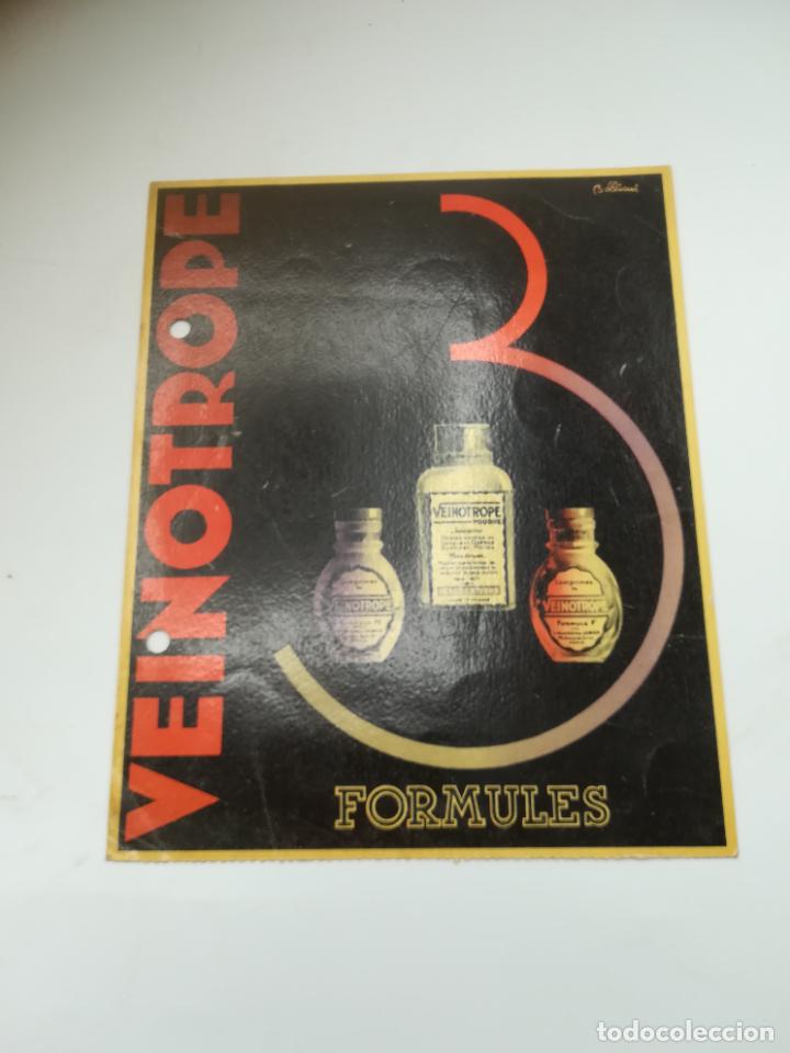 Collectionnisme: PUBLICIDAD DE FARMACIA. VENOTROPE FORMULES. EN FRANC&Eacute;S. LABORATORIOS LOBICA, PARIS