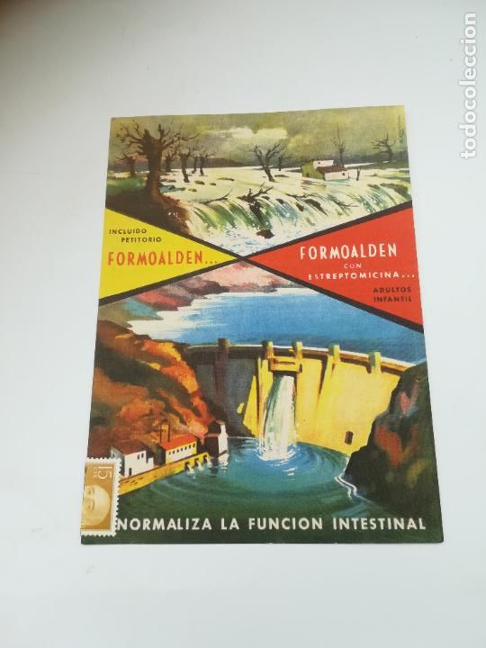 Coleccionismo: PUBLICIDAD DE FARMACIA. FORMOALDEN. FUNCION INSTENTINAL. LABORATORIO PREM. BARCELONA