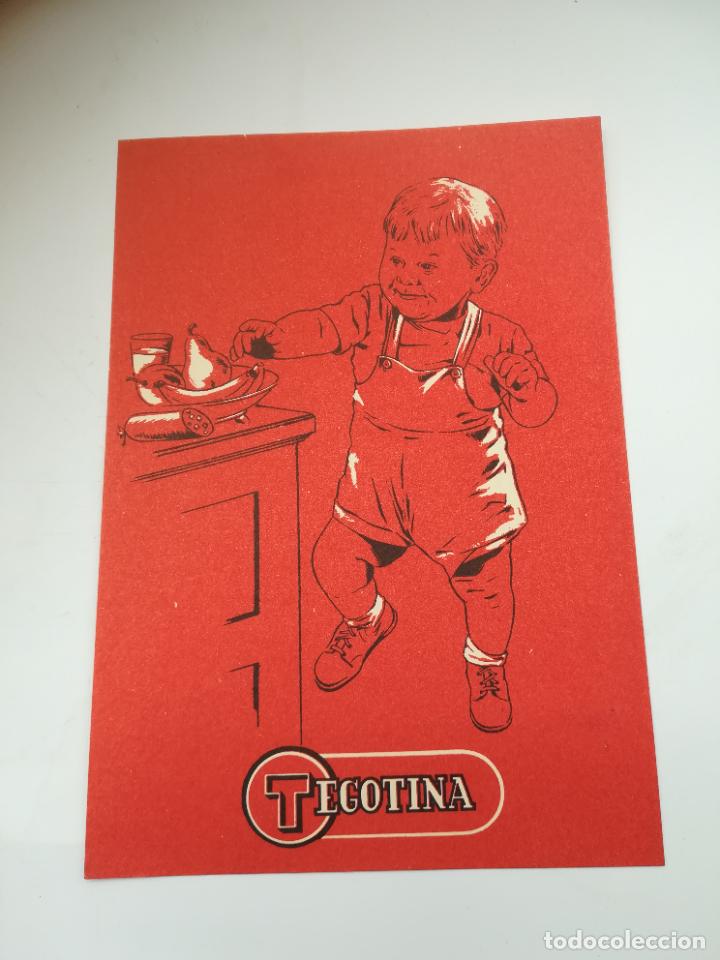 Collectionnisme: PUBLICIDAD DE FARMACIA. TEGOTINA. COMPLEJO VITAMINICO T GOETSCH. LABORATORIO ACTIVION S.A