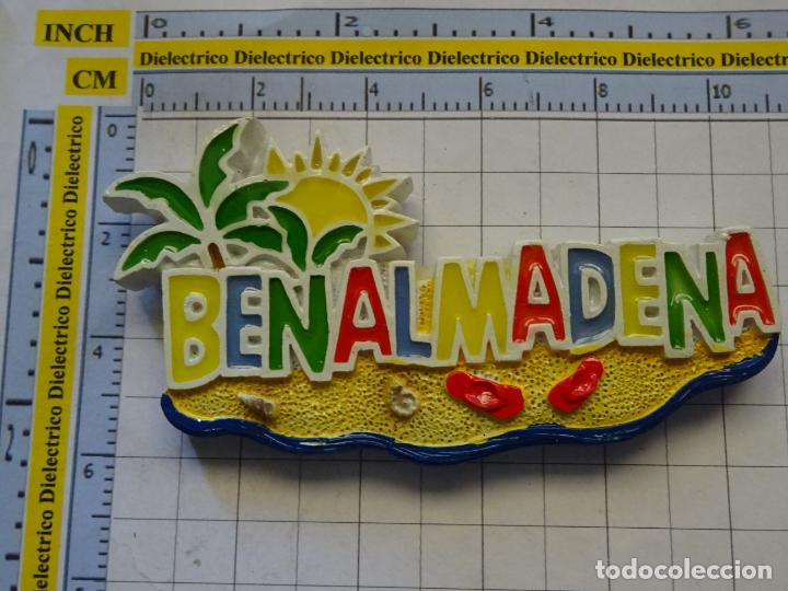Coleccionismo: IM&Aacute;N DE NEVERA. SOUVENIR RECUERDO. BENALM&Aacute;DENA, M&Aacute;LAGA
