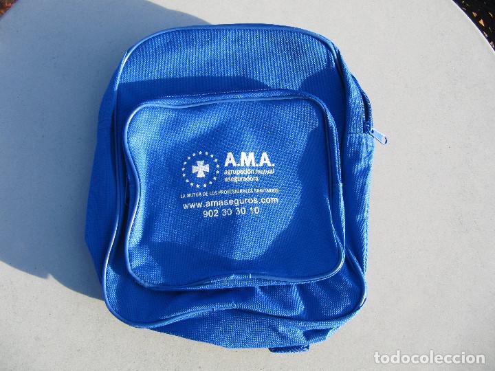 Coleccionismo: PEQUE&Ntilde;A MOCHILA A.M.A. AGRUPACION MUTUA ASEGURADORA LA MUTUA DE LOS PROFESIONALES SANITARIOS