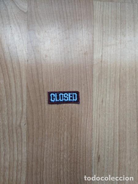 Coleccionismo: APLICACI&Oacute;N TELA TERMOADHESIVA &laquo;CLOSED&raquo; - Foto 1