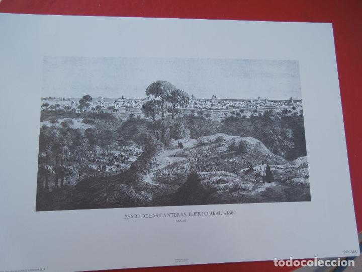 Colecionismo: PASEO DE LAS CANTERAS PUERTO REAL 1860-GRATRY-GRABADOS HIST&Oacute;RICOS C&Aacute;DIZ-L&Aacute;MINA N&ordm; 33-MIDE 48X28 CM.
