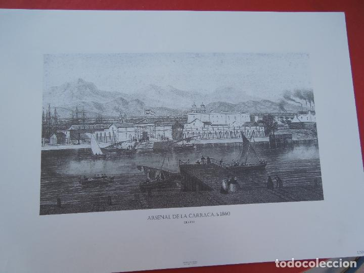 Colecionismo: ARSENAL DE LA CARRACA 1860-GRABADOS HIST&Oacute;RICOS PROVINCIA DE C&Aacute;DIZ-L&Aacute;MINA N&ordm; 32 - MIDE 48X28 CM.