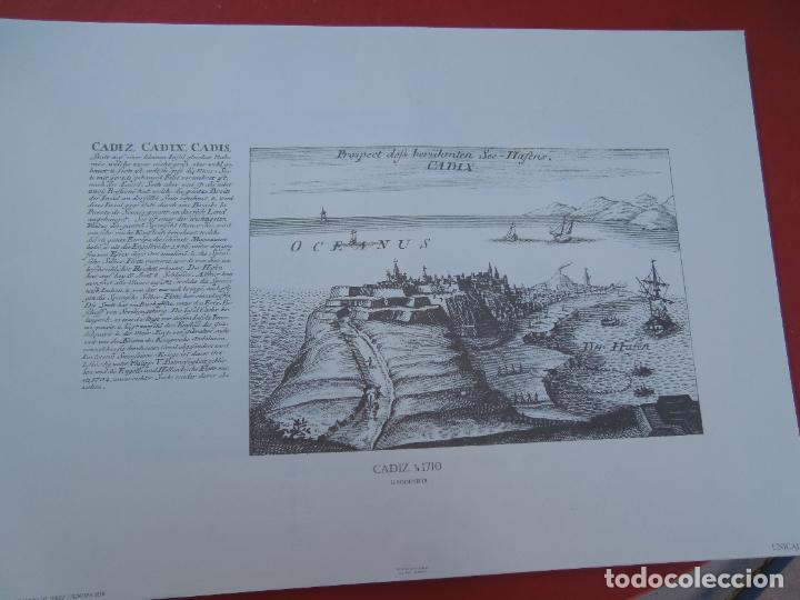 Colecionismo: C&Aacute;DIZ 1710 - G. BODENEHR-GRABADOS HIST&Oacute;RICOS PROVINCIA DE C&Aacute;DIZ-L&Aacute;MINA N&ordm; 15 - MIDE 48X28 CM.