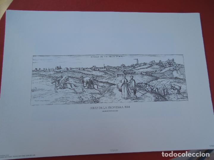 Colecionismo: JEREZ DE LA FRONTERA 1564 -GRABADOS HIST&Oacute;RICOS PROVINCIA DE C&Aacute;DIZ-L&Aacute;MINA N&ordm; 12 - MIDE 48X28 CM.