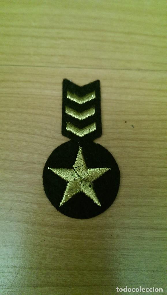 Colecionismo: APLICACI&Oacute;N DE TELA BORDADA TERMOADHESIVA &laquo;INSIGNIA ESTRELLA&raquo;