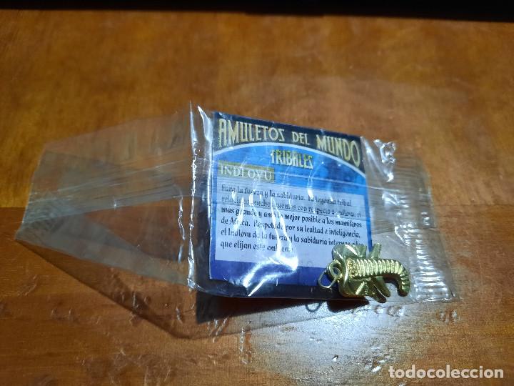 Colecionismo: INDLOVU. TRIBALES. AMULETOS DEL MUNDO. SIN ABRIR. PRECINTADO. PEQUE&Ntilde;O FORMATO. PARA HACER COLGANTE