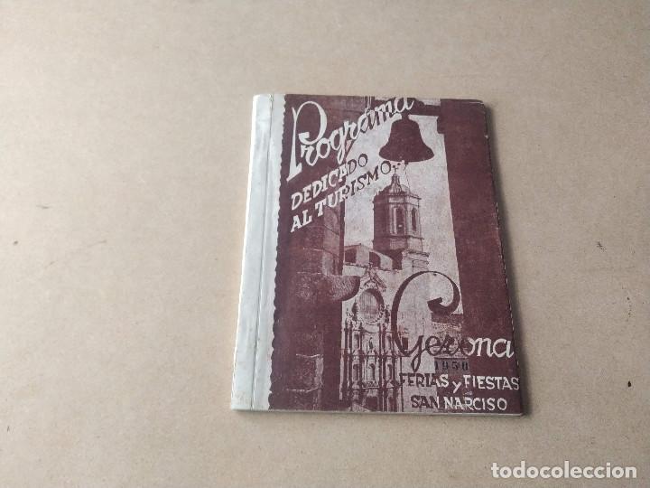 Collecting paper: GIRON&Egrave;S - GERONA - PROGRAMA DEDICADO AL TURISMO - FERIAS Y FIESTAS DE SAN NARCISO - A&Ntilde;O 1950