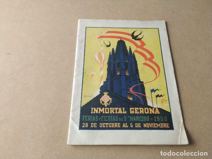 Collecting paper: GIRON&Egrave;S - PROGRAMA OFICIAL DE LAS FERIAS Y FIESTAS DE SAN NARCISO DE GERONA - A&Ntilde;O 1958