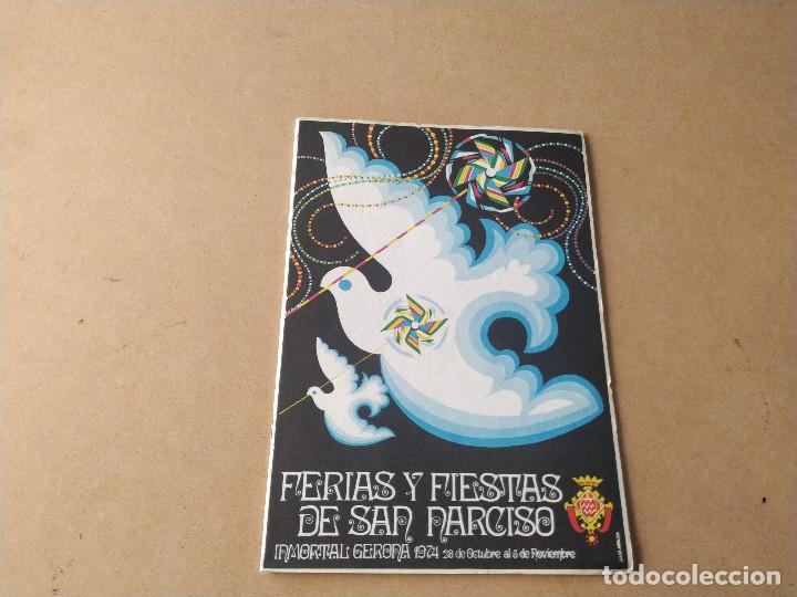 Coleccionismo: GIRON&Egrave;S - PROGRAMA OFICIAL DE LAS FERIAS Y FIESTAS DE SAN NARCISO DE GERONA - A&Ntilde;O 1974