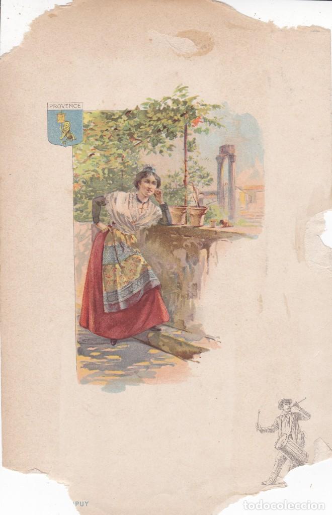 Coleccionismo: Hoja men&uacute; Provence Francia cognac Otard Dupuy ver fotos
