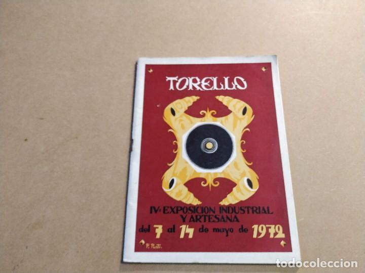 Coleccionismo: OSONA - TORELL&Oacute; - PROGRAMA OFICIAL FERIA Y FIESTAS DE PRIMAVERA - A&Ntilde;O 1972