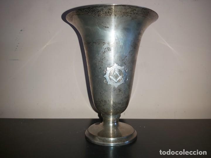 Colecionismo: C&aacute;liz trofeo recuerdo masoneria. Sociedad secreta. Mason. Secta. Misterio. Grial