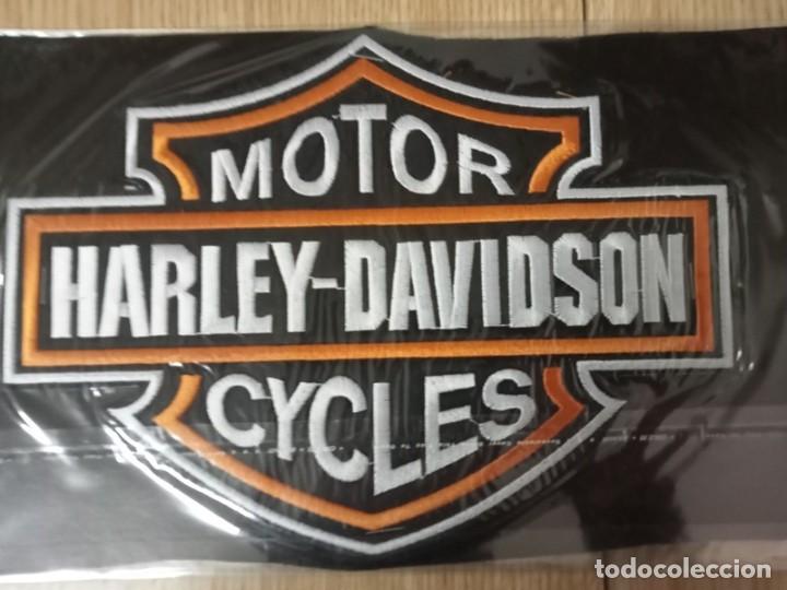 Coleccionismo: parche bordado harley davidson - Foto 1