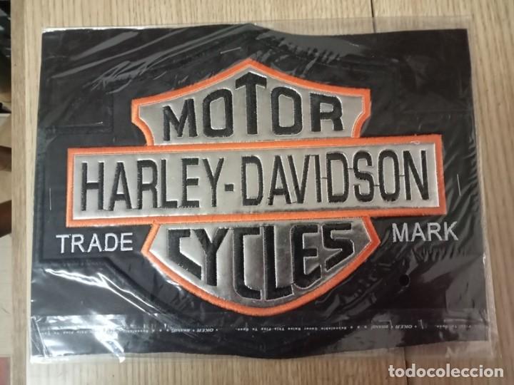Coleccionismo: parche bordado harley davidson - Foto 1