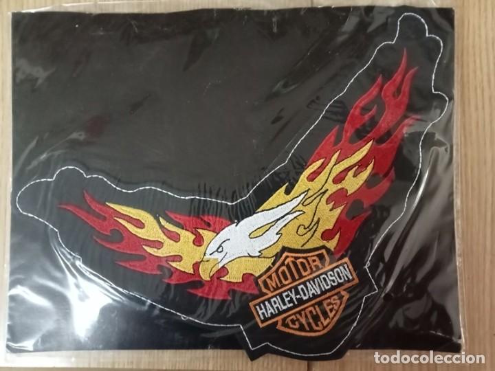 Coleccionismo: parche bordado harley davidson - Foto 1