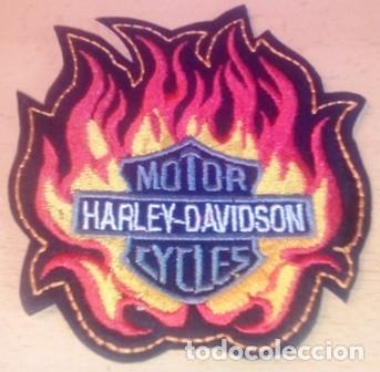 Coleccionismo: parche bordado harley davidson - Foto 1