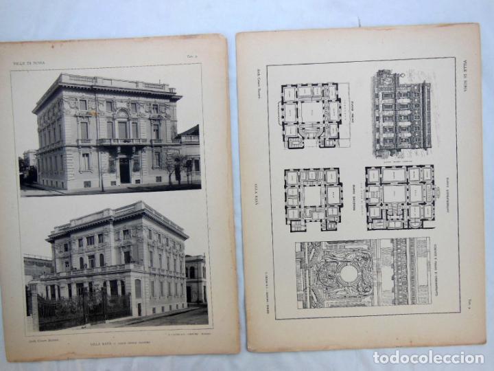 Coleccionismo: L&aacute;minas : VILLA RAV&Agrave;, Lungo Tevere Flaminio. CESARE BAZZANI (Arch)
