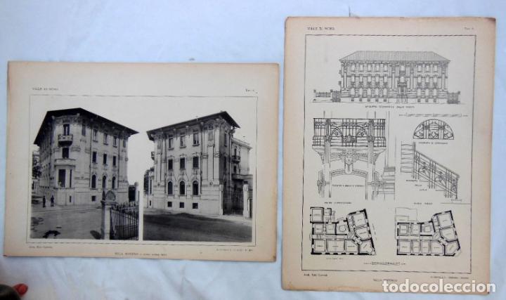 Colecionismo: L&aacute;minas : VILLA ASTENGO, Lungo Tevere Cenci. EZIO GARRONI (Arch)