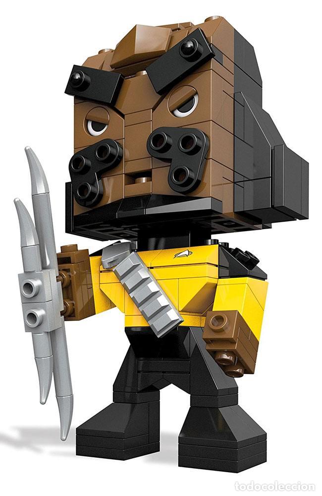 Coleccionismo: Star Trek TNG Mega Construx Kubros Construction Set Worf 14 cm - Mattel