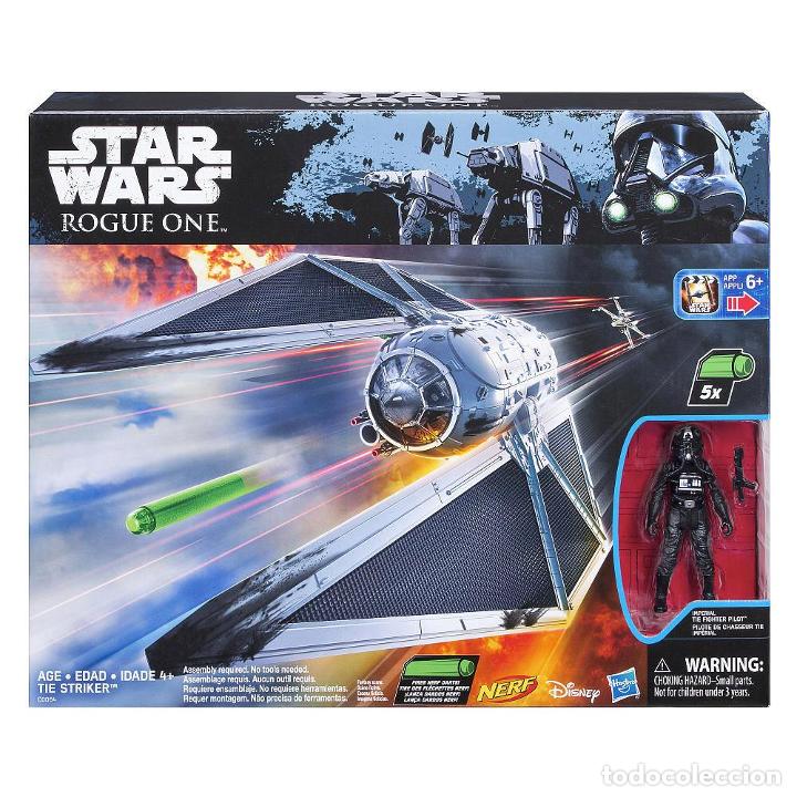 Coleccionismo: Star Wars Rogue One Class D Vehicle with Figure Tie Striker 2016 Exclusive - Hasbro