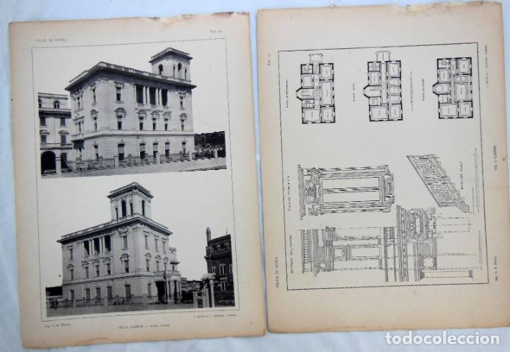 Colecionismo: L&aacute;minas : VILLA CAMPOS, Piazza d'Armi. G.B.MILANI (Ing)