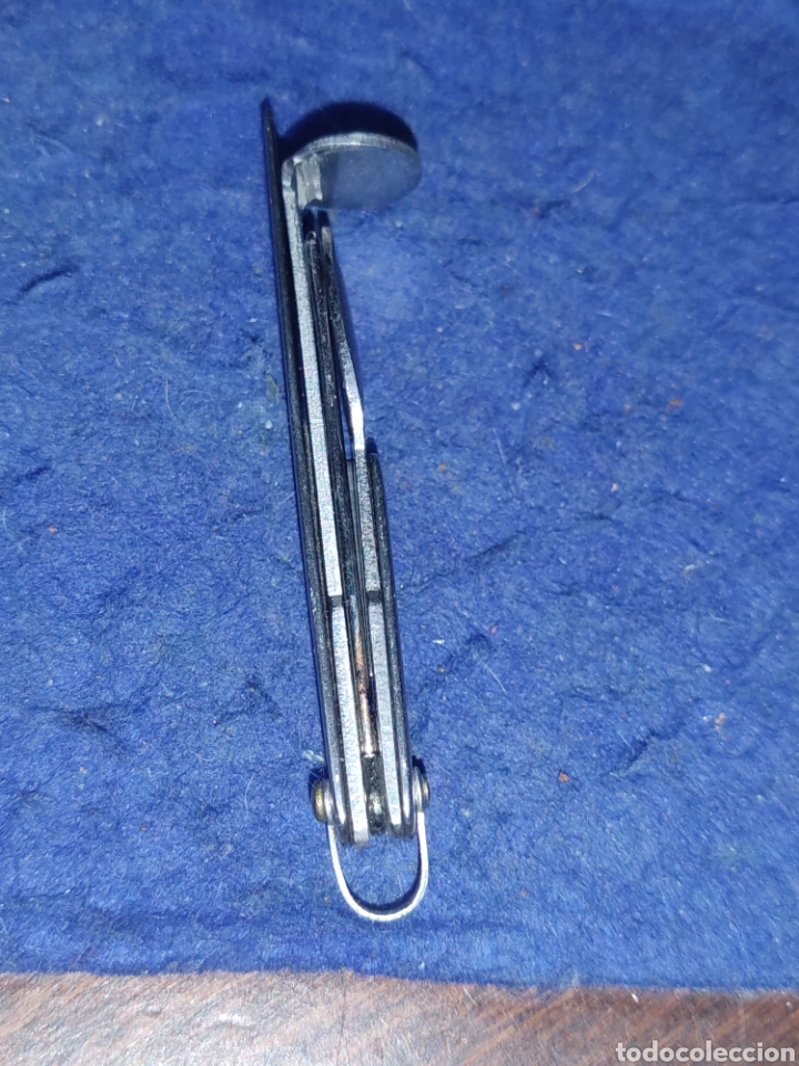Coleccionismo: Limpiador de pipas de acero. - Foto 4